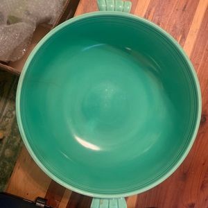 Vintage Fiestaware Casserole original green